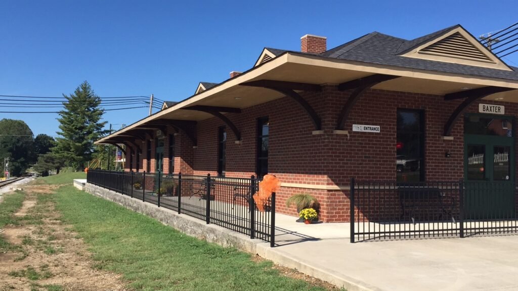 A photo of downtown Baxter, TN Depot. Search homes for sale in Baxter TN.